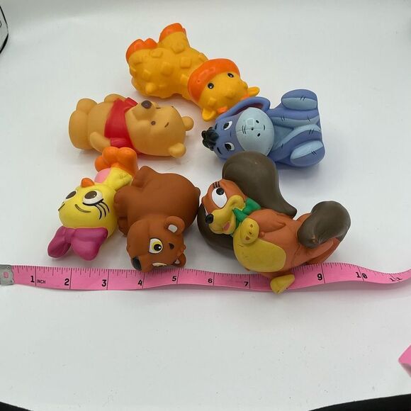 Set of 6 assorted Disney rubber characters: Winnie the Pooh, etc - Picture 5 of 5